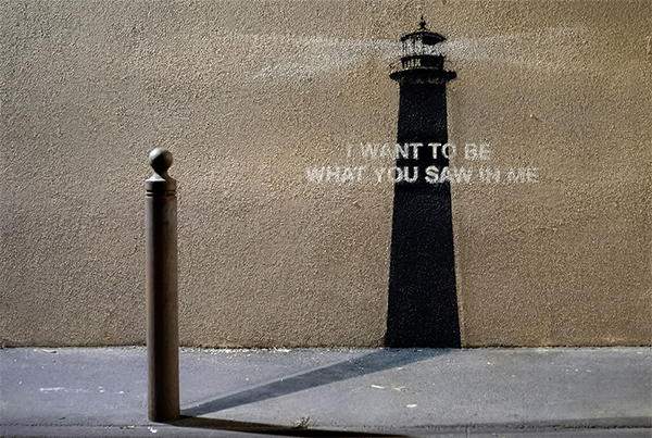 I want to be what you saw in me